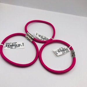 3 Brighton Coachella pink msgnetic bracelets medium